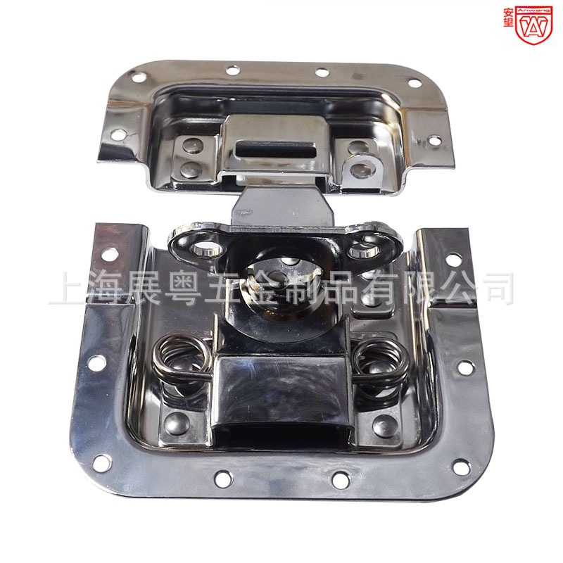 Cerradura mariposa para caja de aviación, núcleo giratorio