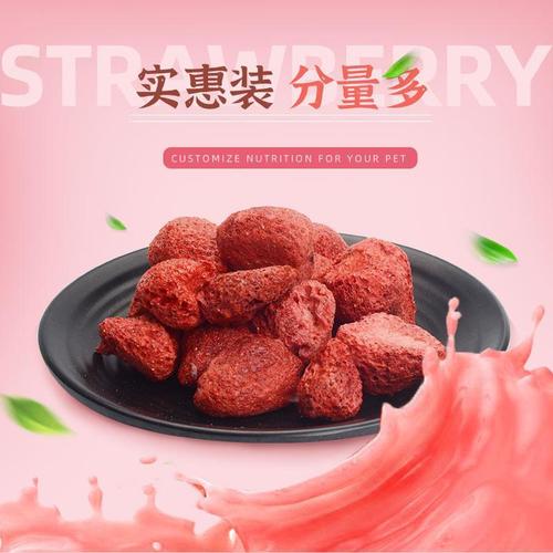 African mini hedgehog freeze-dried strawberry hamster strawberry snack fruit nutrition chinchilla rabbit sugar glider snack