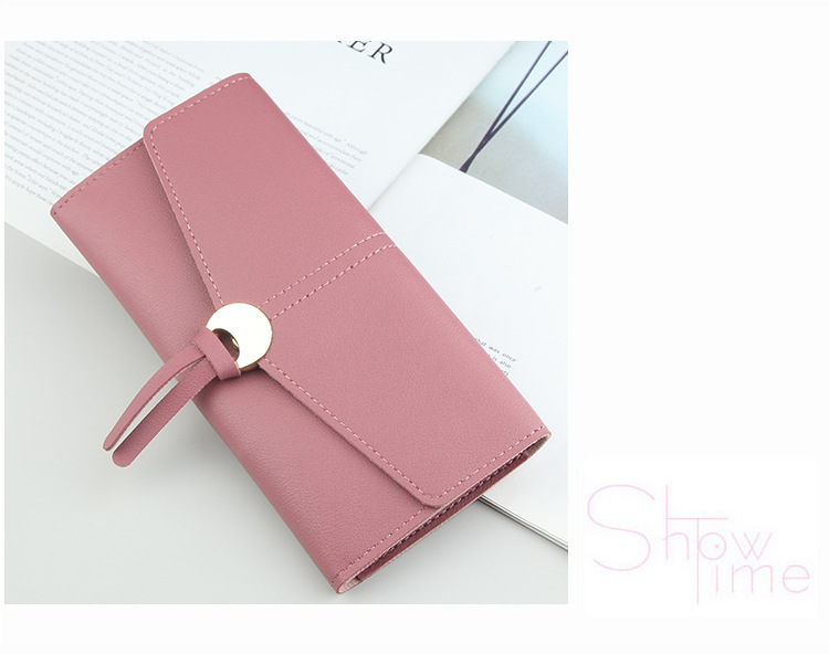 Wallet Women's Wallets Cute Fashion Wallet Tri-fold Pu Cross-border Wholesale Multiple Card Slots Multi-functional Leather Wallet display picture 1