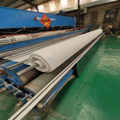 白色土工布 白色毛氈 公路養護混泥土保濕防水防滲毛氈土工布