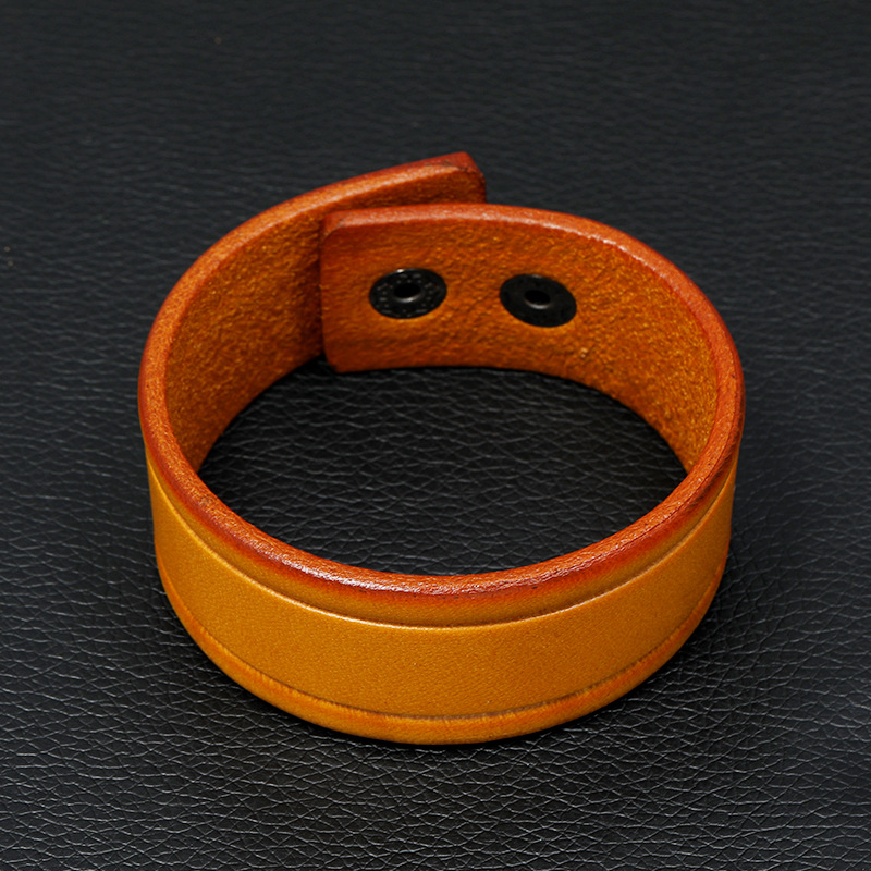 new  simple wild retro cowhide bracelet