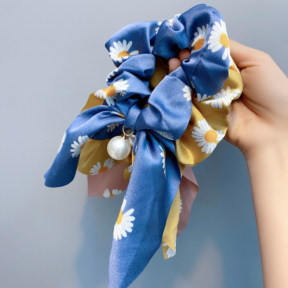 Chiffon Bow Hair Scrunchies display picture 19
