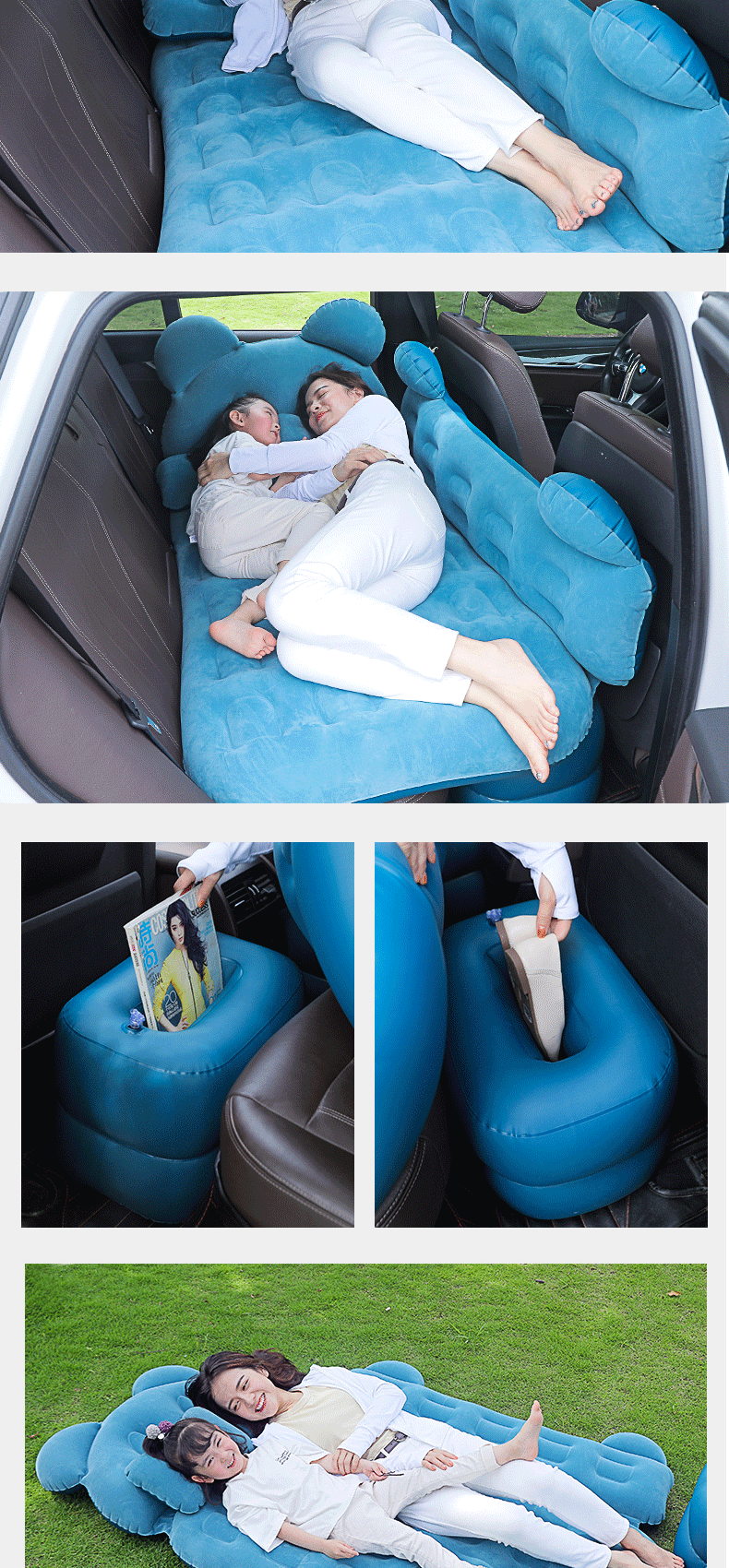 cama de viagem para carro