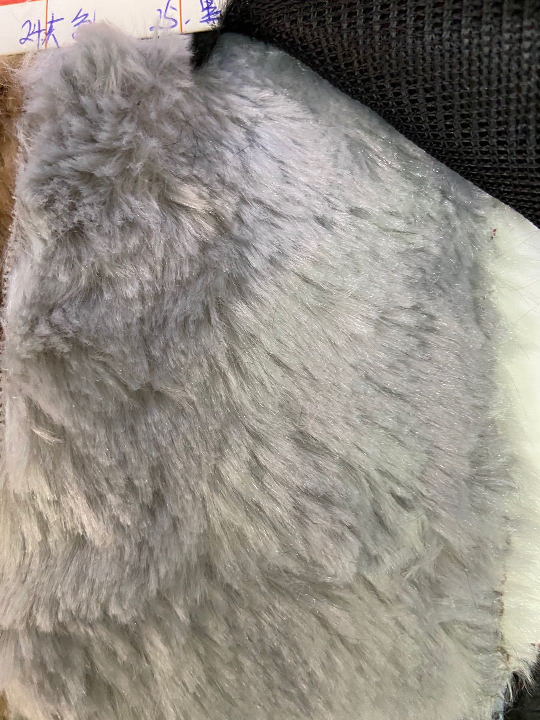 De alto peso 15 de lana semi-ligero elegante terciopelo suave de la felpa de la tela del juguete de textiles para el hogar alfombra de tela de la ropa super suave