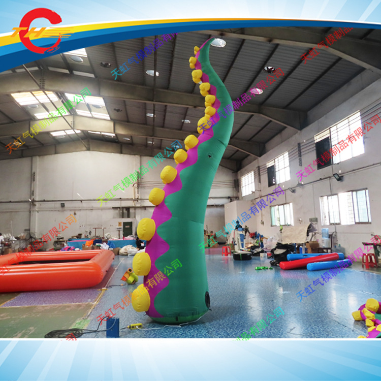 【充气章鱼触须模型】充气海洋主题 章鱼触手气模 游乐园美陈装饰