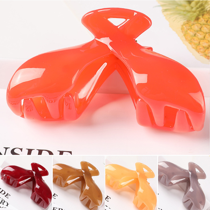 Fashion Twist Plastic Stoving Varnish Hair Clip 1 Piece display picture 17