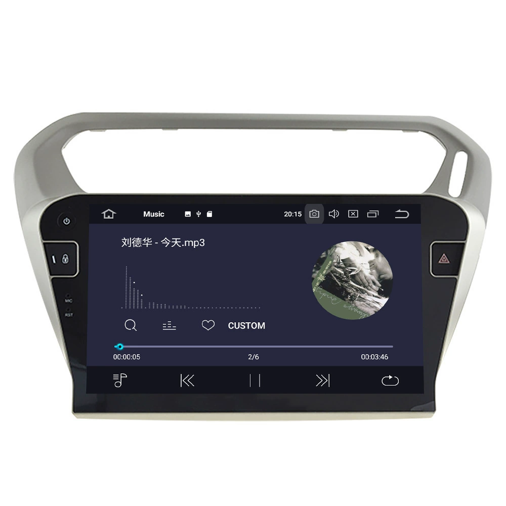 Подходит для Peugeot 301 Citroen Alishe 2014-2017 10,1-дюймовый Android большой экран навигации