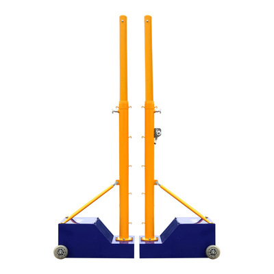 源頭廠家多功能排球架 標准移動式羽毛球架 氣排球架八合壹網架