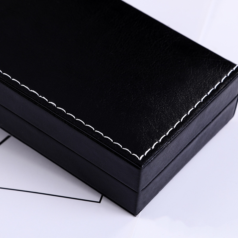 Embalaje de regalo de negocios personalizado caja de cuero caja de papelería en stock caja de lápiz embalaje caja de regalo personalizada regalo del día del maestro