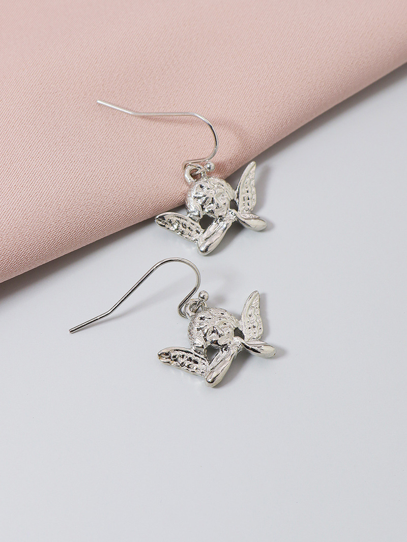 Popular New Cute Little Angel Earrings Hot Selling Wholesale display picture 2