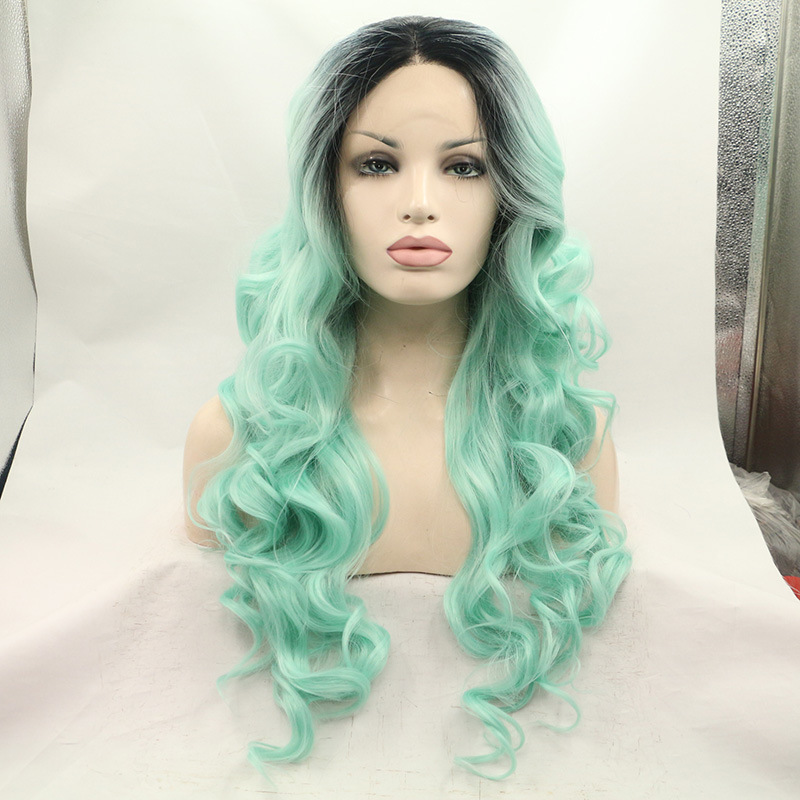 Fabricante directo de moda europea y americana, nuevo rollo creativo y realista de peluca