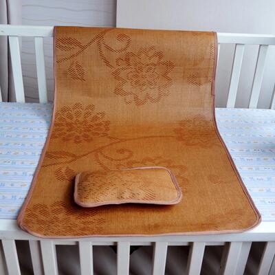 厂家直销宝宝藤席子 幼儿园午睡儿童小床草凉席 冰丝双面规格定制