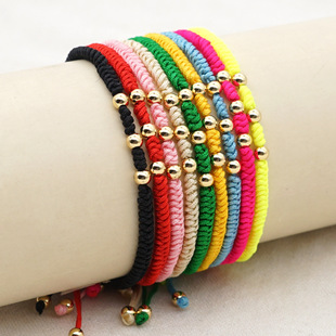 Bohemian Retro Rainbow Beaded Bracelet display picture 8