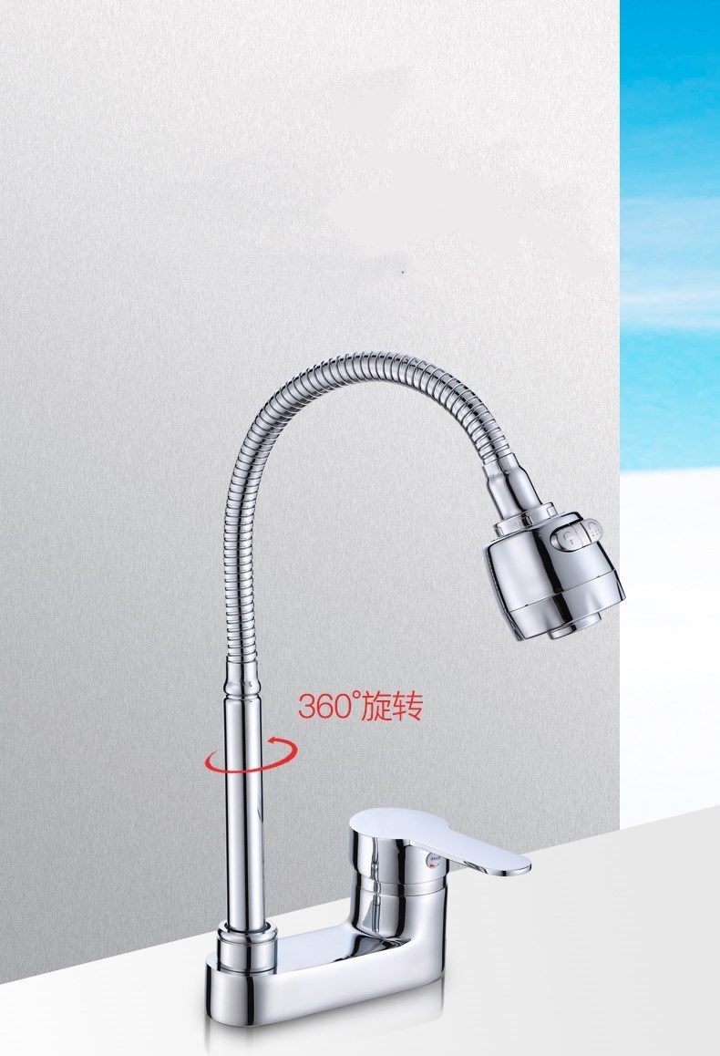 Brass washbasin, double-hole column basin, rotating faucet, bathroom for washing face and hair, cold and hot double-hole washbasin faucet undefined