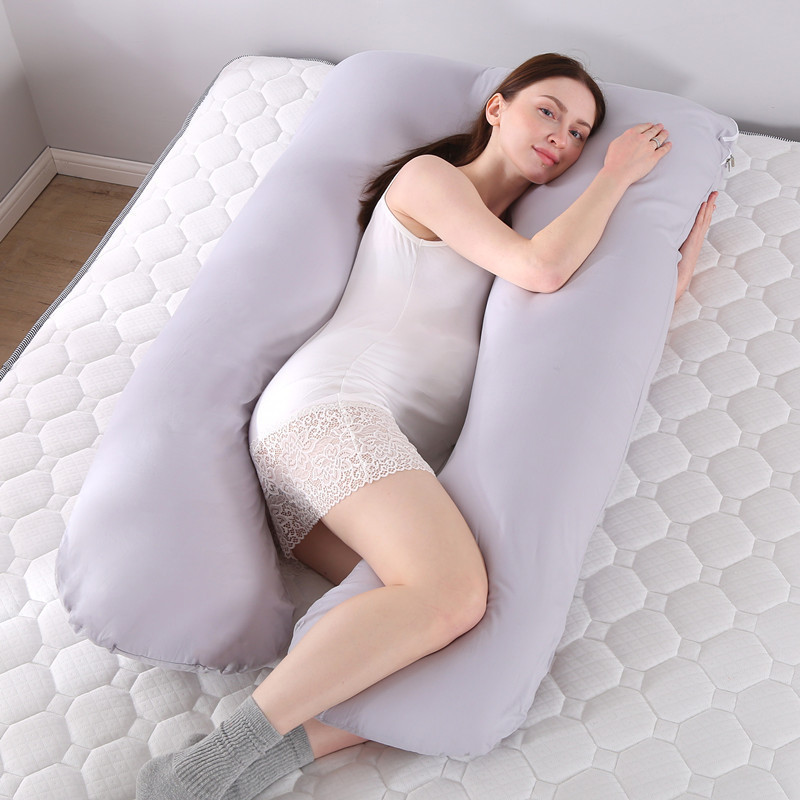 Soporte de cintura transfronteriza lado dormir en forma de U almohada apoyo del vientre almohada de enfermería Tmall Amazon suministro directo almohada de maternidad