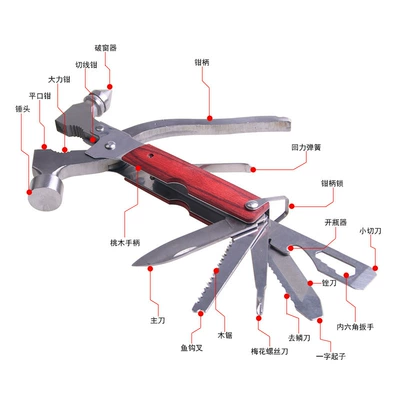 Car multi-function safety hammer Kempinq və səyahət