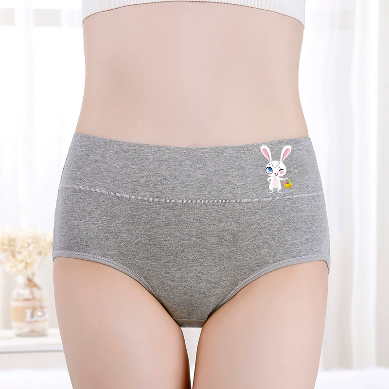 Хлопковые брюки, пояс, красный праздничный талисман, дышащие Underwear для формы бедер, высокая талия