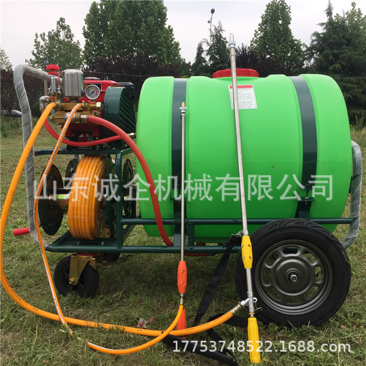 诚企机械批发手推式高压喷雾器 蔬菜大棚除虫电动打药机