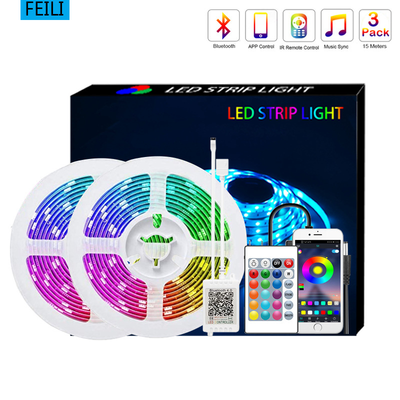 LED Ʈ Ʈ 5050RGB äο  Ʈ APP  24 Ű  12V Ʈ Ʈ