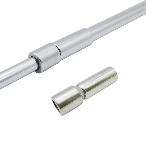 Steel pipe connector 22 pipe to 25 pipe joint extension telescopic outer lock accessories clothes drying rod stainless steel pipe pipe connector