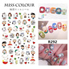 Fake nails, kids nail stickers, decorations, strawberry, nail decoration, sticker, flowered