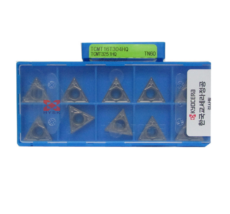 金属陶瓷三角形内孔镗孔数控车刀片TCMT16T304/16T308-HQ钢件用