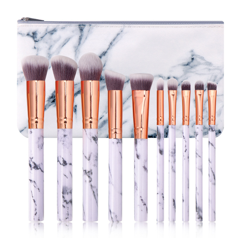 Fashion Marble-pattern Makeup Brush Sets Wholesale Nihaojewelry display picture 12