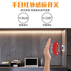 Smart LED Strips with Hand Sweep Sensor, USB Dimmable Bed Under-Cabinet and Wardrobe Sensor Lighting Strips