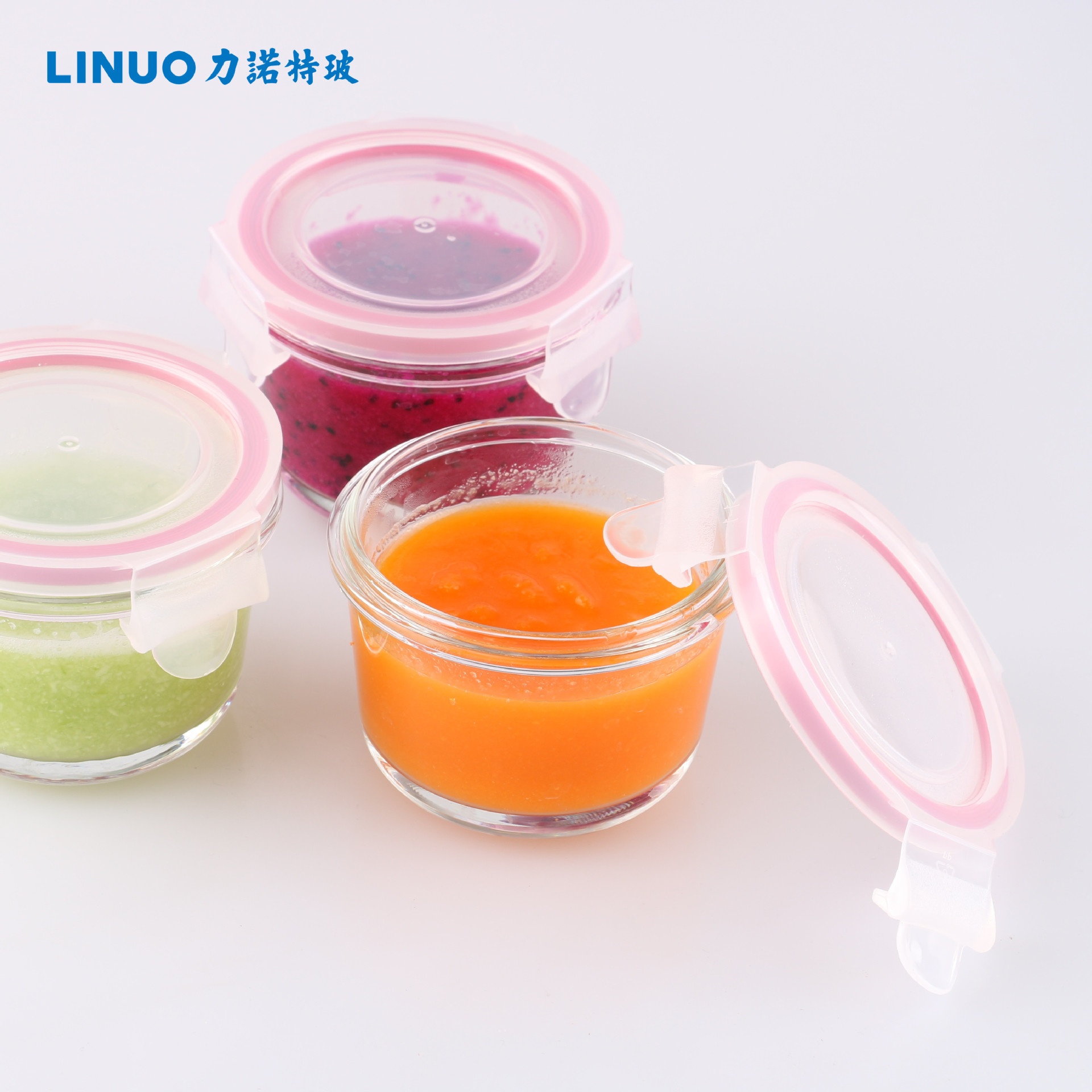 Source Factory High Borosilicate Baby Preservation Bowl Storage Box Microwave Oven Usable Heat-Resistant Glass Food Supplement Box