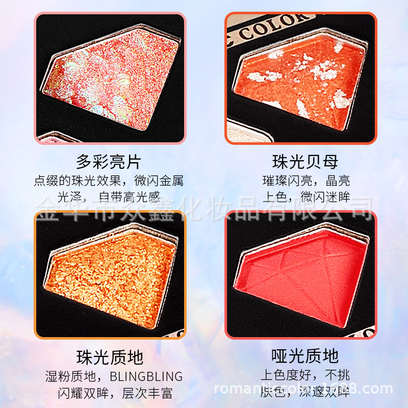 浪漫色彩恋人絮语眼影盘