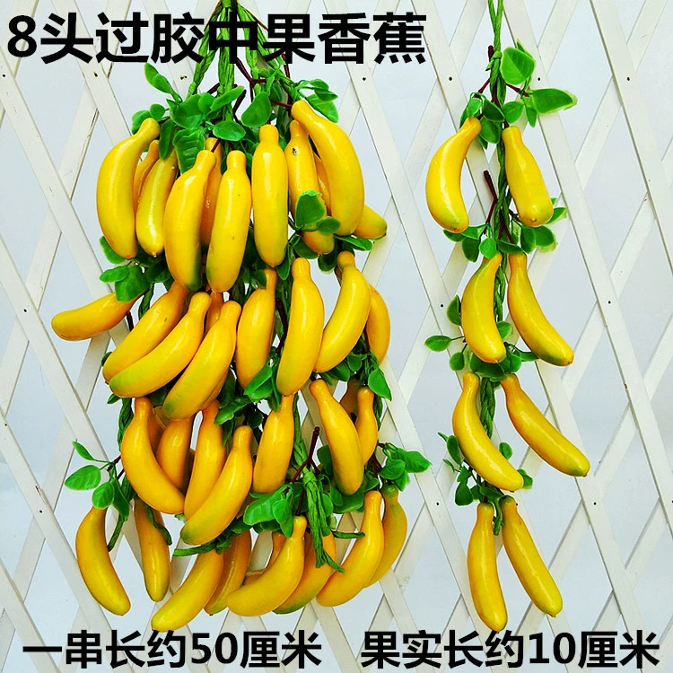 Vegetable model pendant fruit and vegetable window fake vegetable corn chili pepper, garlic decoration farmhouse fake fake