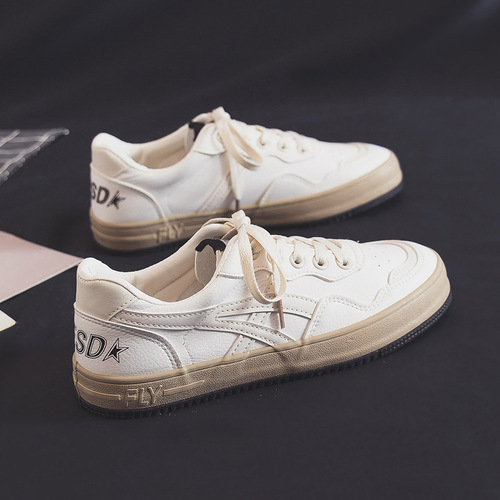Internet celebrity white shoes, casual shoes, women's summer breathable canvas shoes, women's ulzzang, versatile retro Hong Kong style