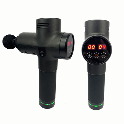 跨境专供厂家直销电动筋膜枪筋膜枪液晶20档6头无刷电机筋膜枪