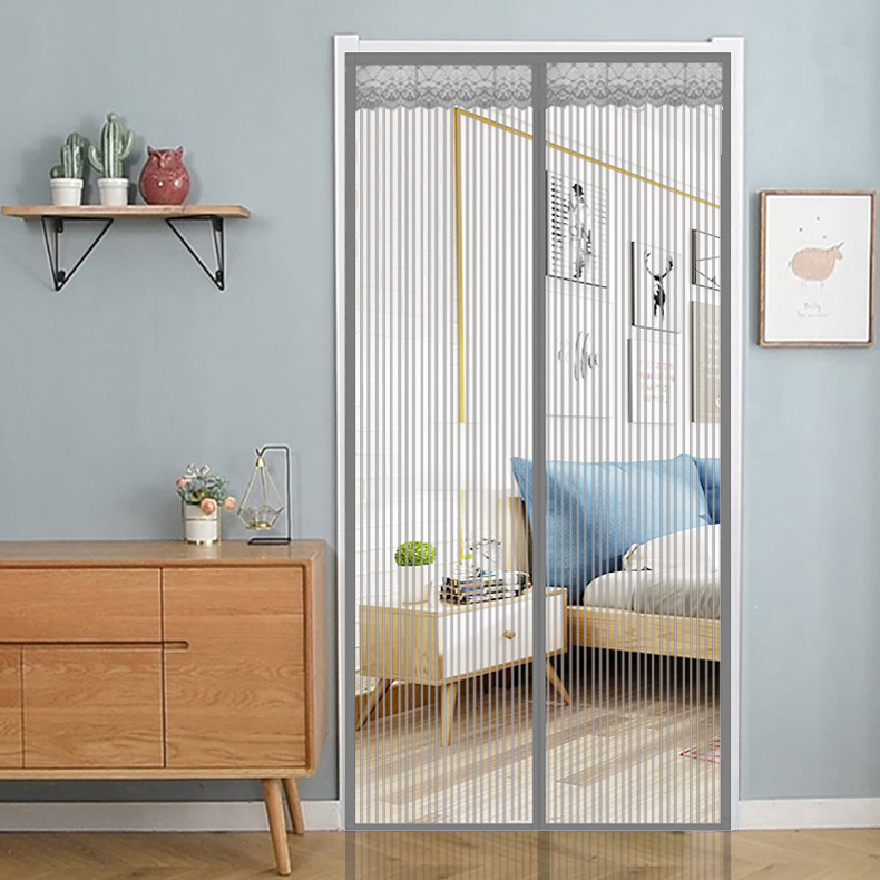 加密魔术胶条纹灰色