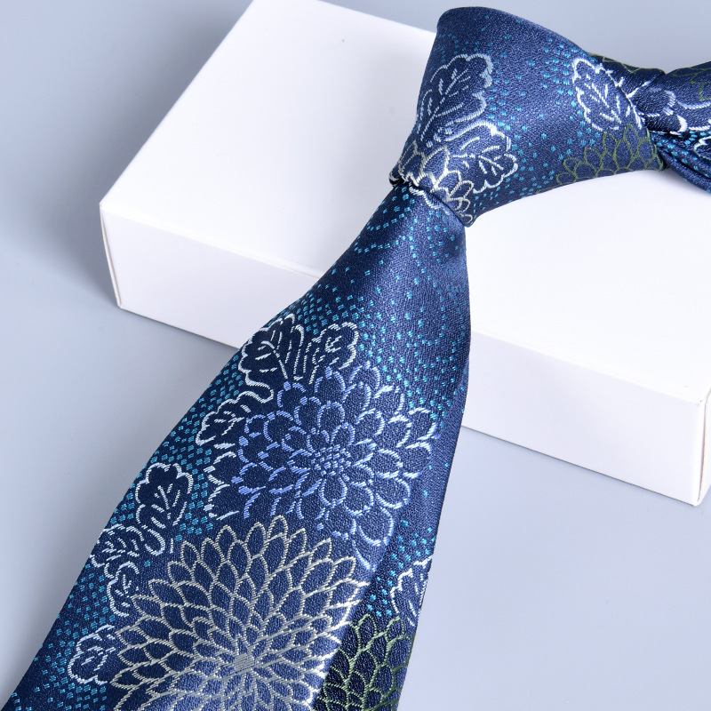 Business Animal Flower Polyester Yarn Men's Tie display picture 44