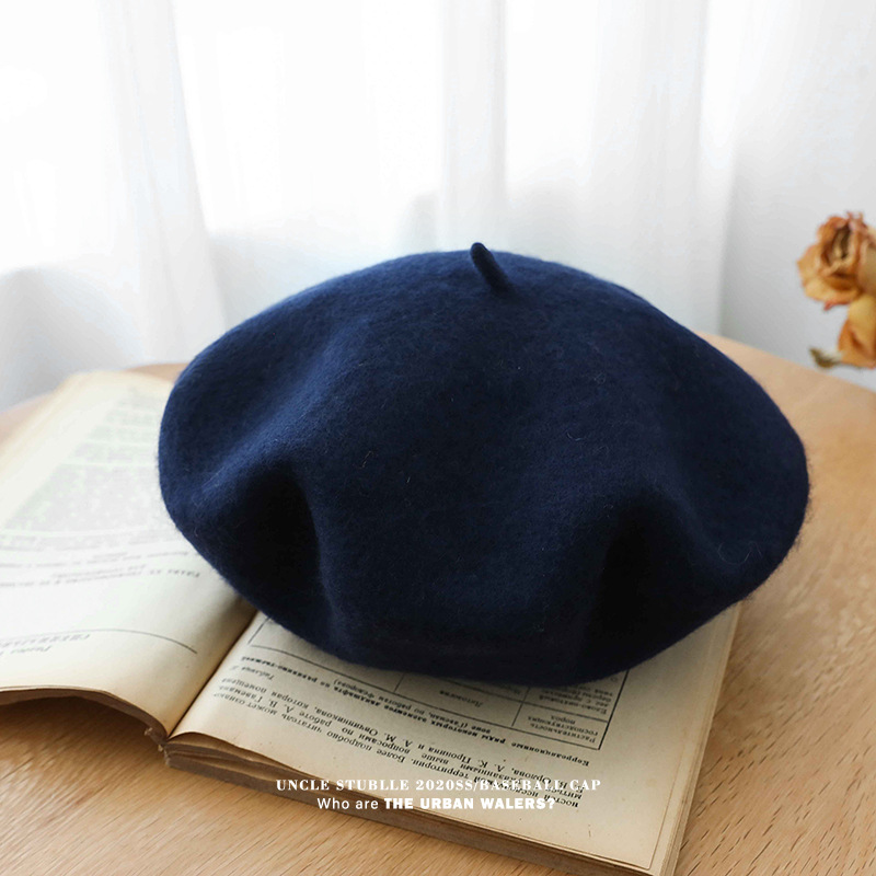 Unisex Wool beret woman retro autumn-winter everything breathable artist hat summer thin hipster woman_voghion.com