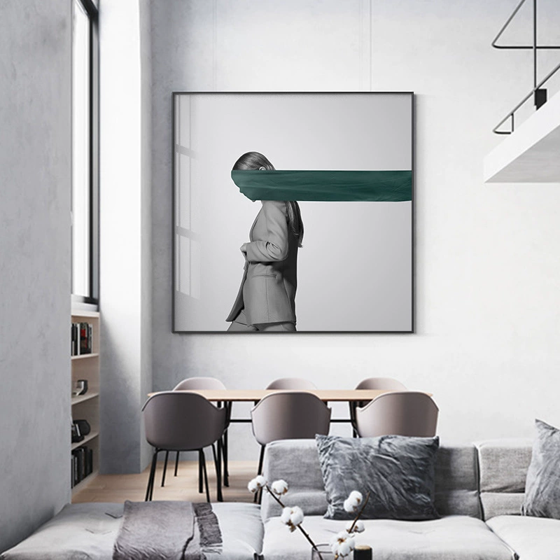 Хендай Simple Living Room декорация картина персональность комбинация диван задний фон настенная картина творческий Nordic ресторан фреска