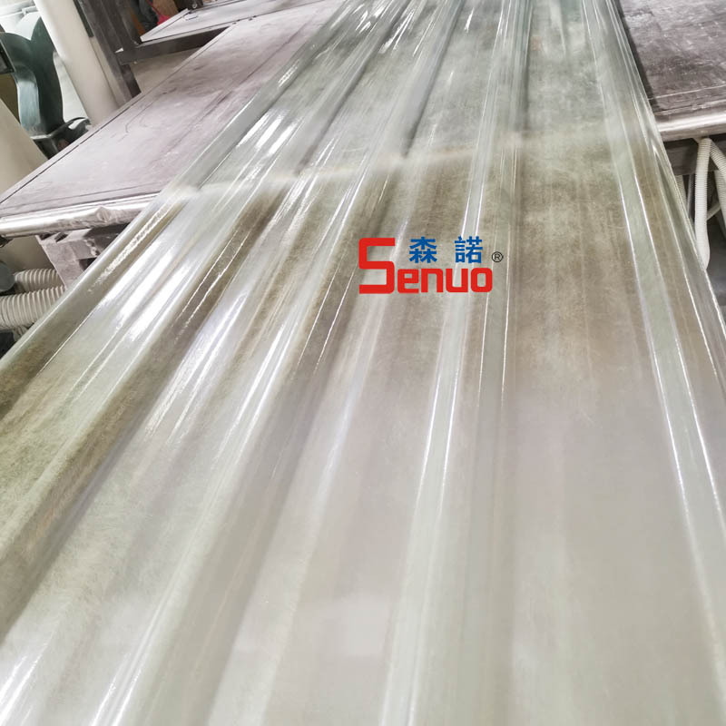 [Secondary flame retardant]Manufactor Supplying Factory building Roof Tiles Steel Daylight tile FRP transparent Daylight tile