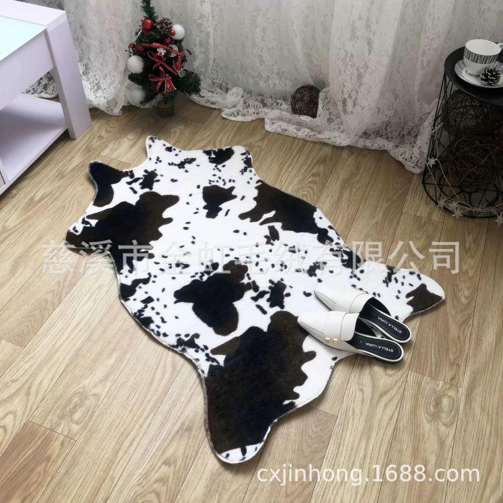 ПЭВ бархатная корова плед точечная пластиковая ткань гостиная спальня кабинет декоративная подушка