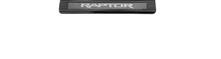 Suitable for 17-20 Ford Raptor F150 threshold strip door interior welcome pedal modification decoration