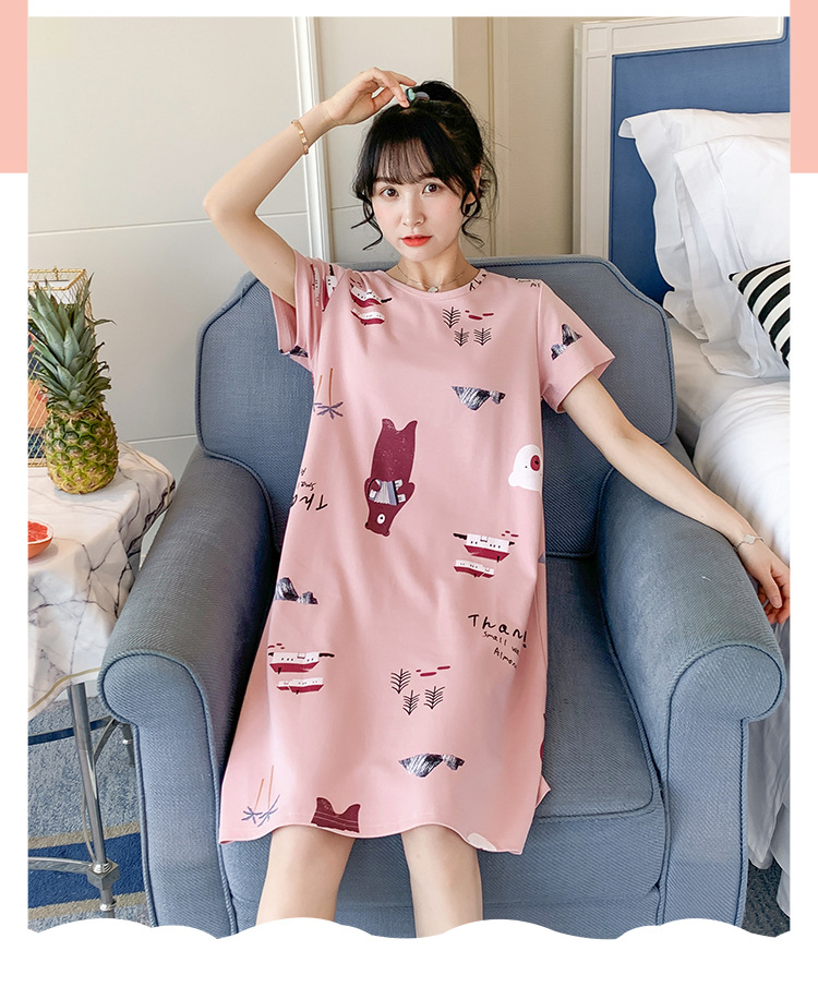 Chemise de nuit en coton - Ref 3446201 Image 28