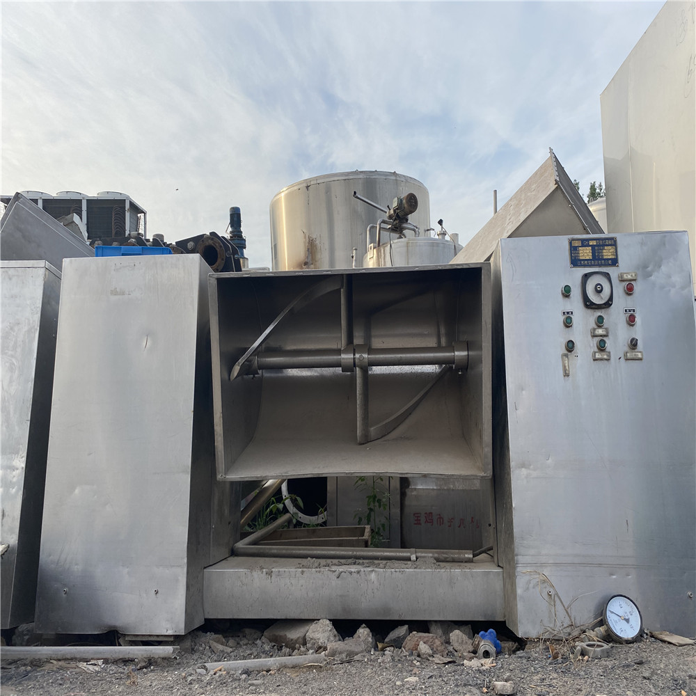 出售200L蔬菜食品混料机不锈钢双轴槽型混合机粉状浆糊状混料机