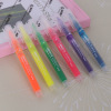 Straight liquid marking Luminous pen Students with colored rough scratches on the key pale color label pen candy color DIY handbook pen