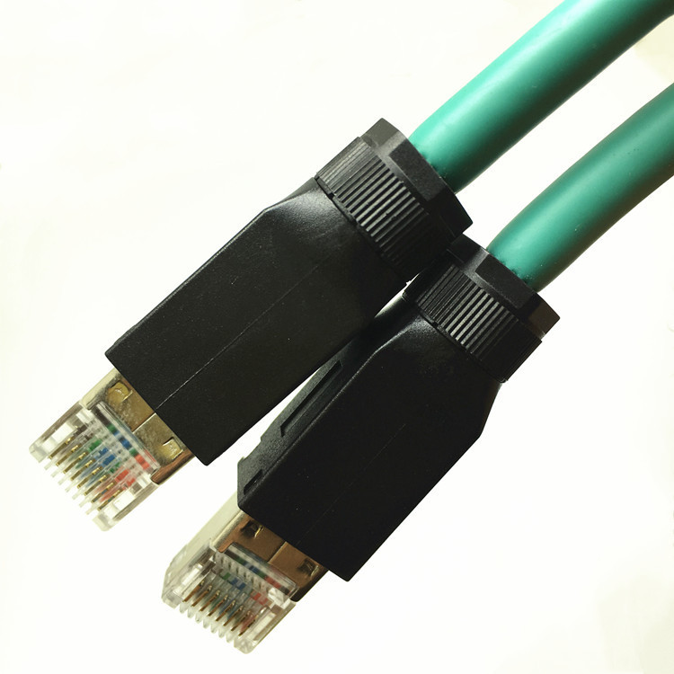 Category 6 industrial sports Ethernet Blue drag chain network cable folding-resistant communication jumper CTA Category 6 high-soft drag chain network cable