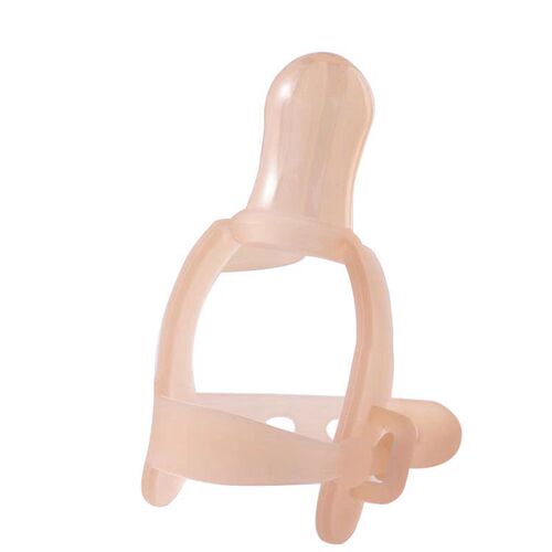 Baby thumb silicone teether, dishwasher-safe children's finger-sucking corrector, baby comfort sleep toy