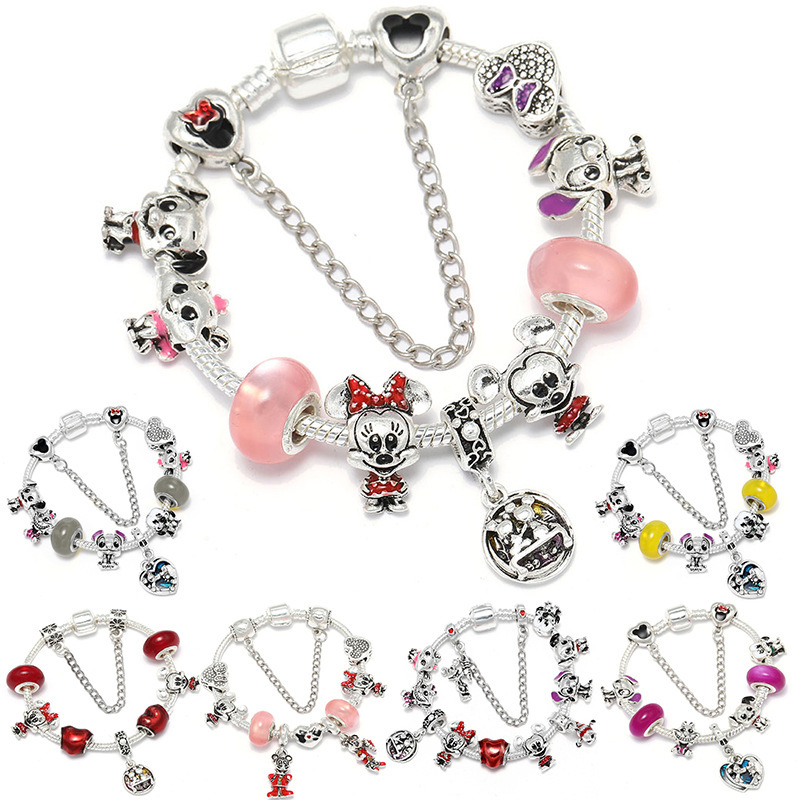 Cross-border hot selling supply cartoon series charm men and women children bracelet gift Yiwu factory one-piece delivery