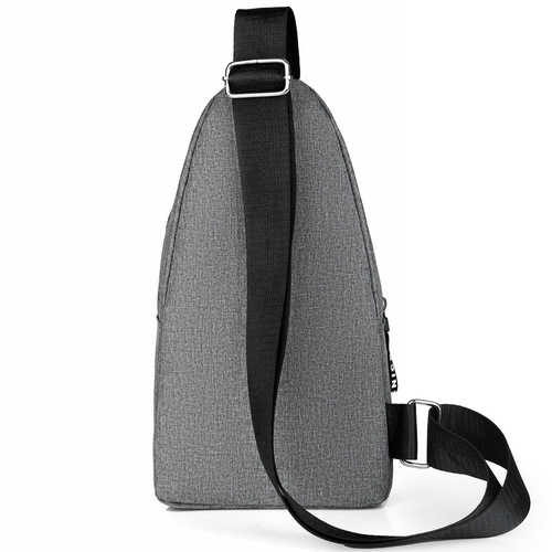 Men's chest bag, waist bag, crossbody bag that can hold headphones, multifunctional travel shoulder bag, casual business bag