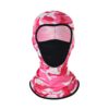 Silk summer helmet for cycling, breathable windproof camouflage mask, sun protection