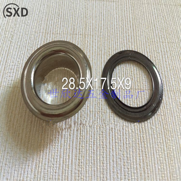 厂家批发 17.5MM鸡眼窗帘篷布鸡眼圈扣服饰 箱包圆面不锈钢鸡眼