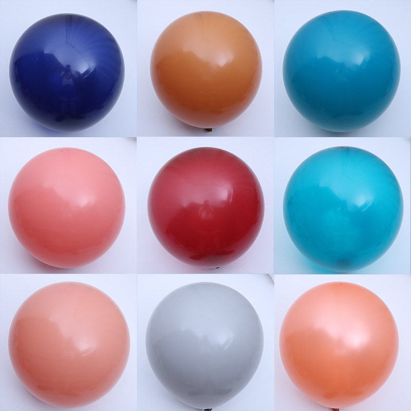 18寸乳胶气球正圆开业形婚礼生日派对房间装饰场景布置气球批发